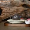 150ml Retro Yixing Purple Clay Teapots Handmade Cold Riverpot Raw Ore Green Gray Section Mud Kettle Zisha Tea Set Accessories