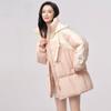 High Quality Down Jacket for Women, Mid-length, Autumn and Winter New Style, Patchwork Fabric, Stand Collar Coat
