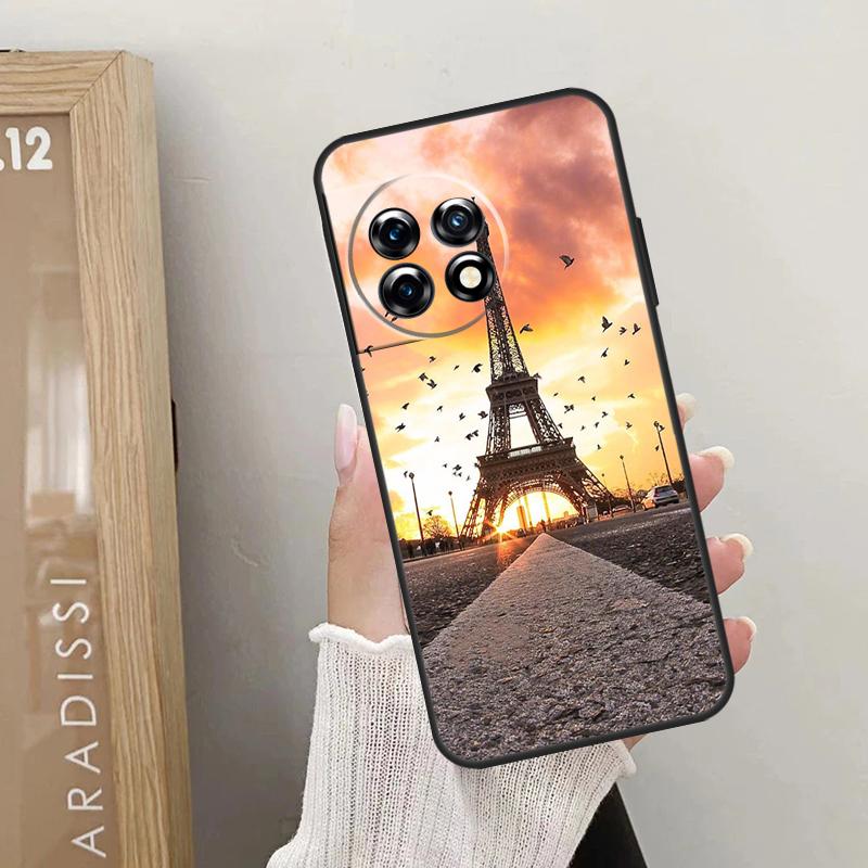Paris Eiffel Tower France Case For OnePlus Nord 5 CE 2 3 4 Lite N20 N30 OnePlus 15 R 13R 12R 10R 13T 10T 11 12 13 Cover