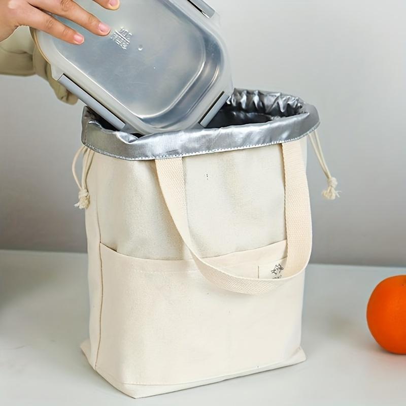 Japanese Style Lunch Box Insulation Bag Thickened Student Office Workers Bring Lunch Portable Lunch Bag Lunch Box Bag