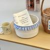Lace Snacks Basket Cotton Rope Cosmetics Storage Bins Cute Sundries Storage Baskets  Bedroom