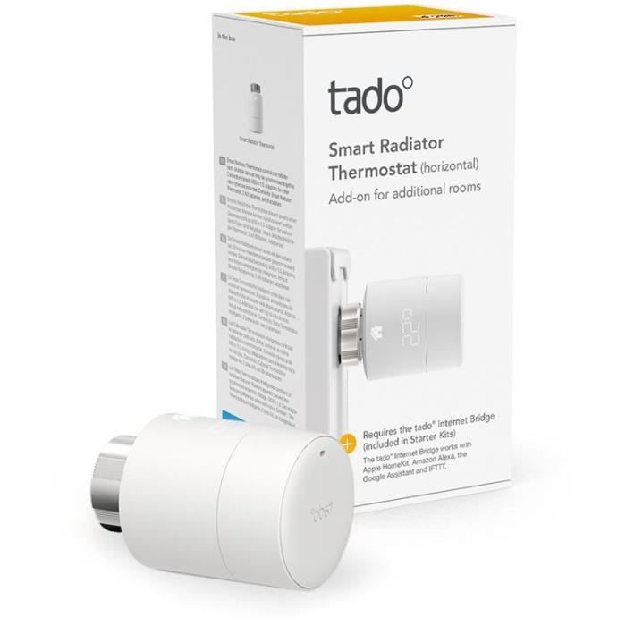 Tado° - Tête thermostatique Connectée et Intelligente (x1)