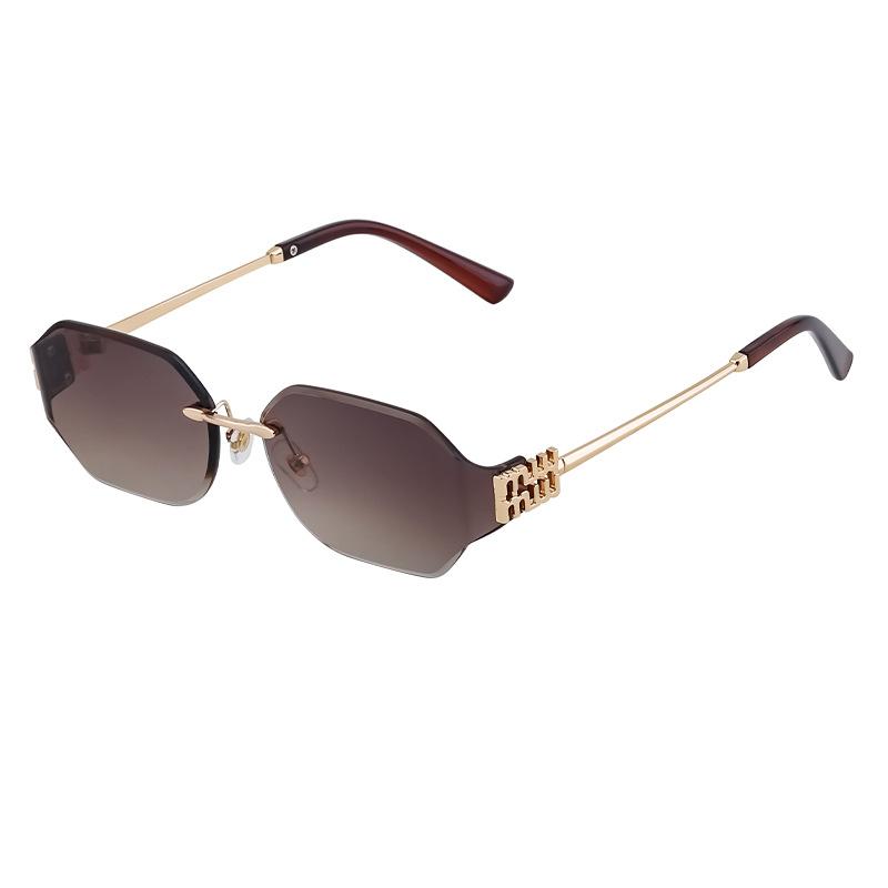 

JYL TS Women s Rimless - Unique Street Style Trendy Sunglasses DG-98261 c-1780 рожевий колір лосося