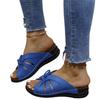 Sandali da Donna alla Moda Casual Oversize con Fiocco Cut-out Peep-Toe