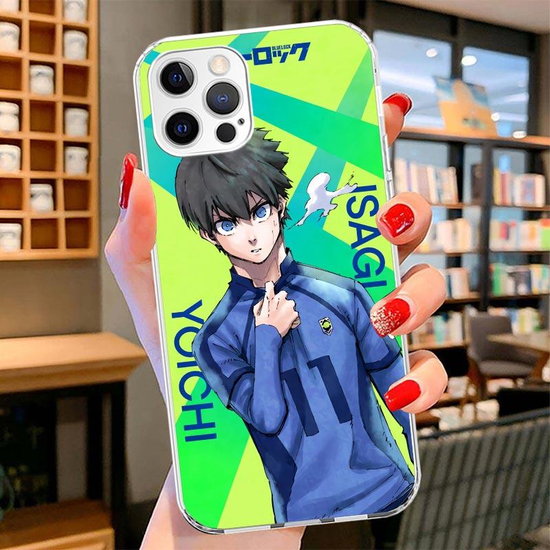 Heißes Anime Blue Lock Cover Handyhülle Für iPhone 16 17 Air 15 14 Pro Max 16E Handyhülle 13 Mini 12 11 7 SE 8 Druckmuster Passform Ca