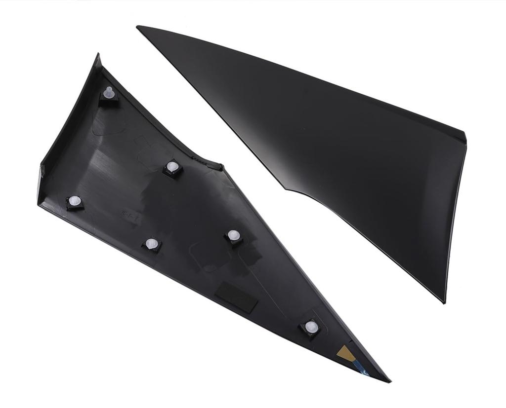 Toyota Prius PHV kompatibel ZVW50 ZVW55 Säulenverkleidung hinten kompatibel mit und Serie, ZVW51, Abdeckung, C-Säulenverkleidung, schwarz, 62505-47012 62506-47012.
