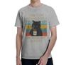 I Hate Morning People and Mornings and People Coffee Cat T-Shirt Graphic T Shirts for Men Women Teens Casual Cotton Daily