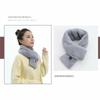 Electric Winter Warmer Heated Scarf Faux Rabbit Fur USB Rechargeable Temperature Control Heating Neck Wrap Shawl Scarf for Women