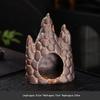 Creative Ceramic Incense Burner: Palo Santo Holder & Sage Burning Stove for Desktop Atmosphere and Decorative Display