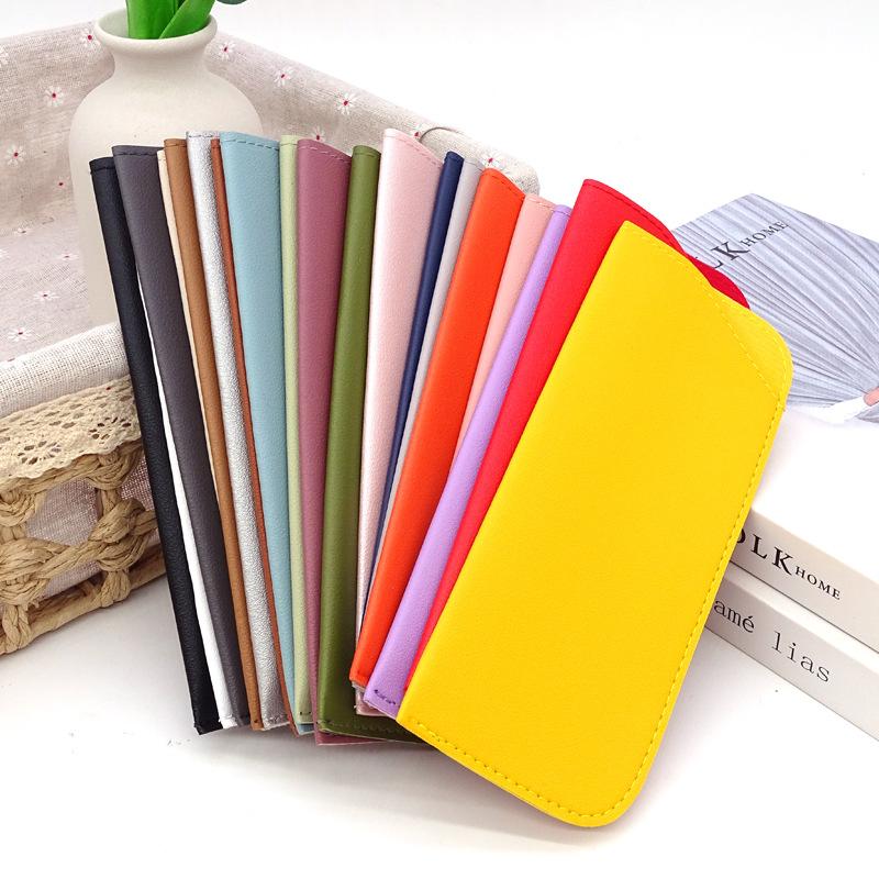 PU Leather Sunglasses Case Glasses Dustproof Storage Bag Portable Glasses Slanted Organizer Bag Eyewear Case Eyewear Accessories