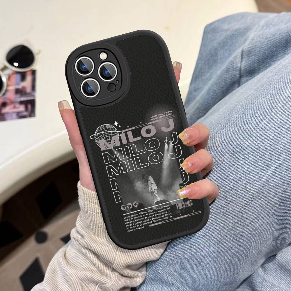 Singer M-Milo J Phone Cover For IPhone 16 15 14 13 12 11 Pro Max Plus Leather Soft Case