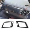 Air Outlet Vent Cover For Benz GL ML 2012-2015 Carbon Fiber ABS Car Console L&R