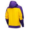 Nike Dri-Fit NBA Los Angeles Lakers Comfortable Stylish Hoodie Versatile Quick-Dry Jacket Men Jackets Purple Amarillo-Yellow FQ3223-504