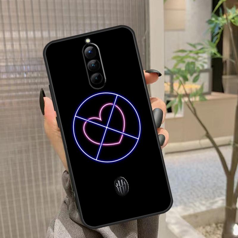 Neon Light Phone Case For Nubia Red Magic 6S 7S 8S Pro 5G 5S 6R Red Magic 6 7 8 Pro Plus Cover Coque