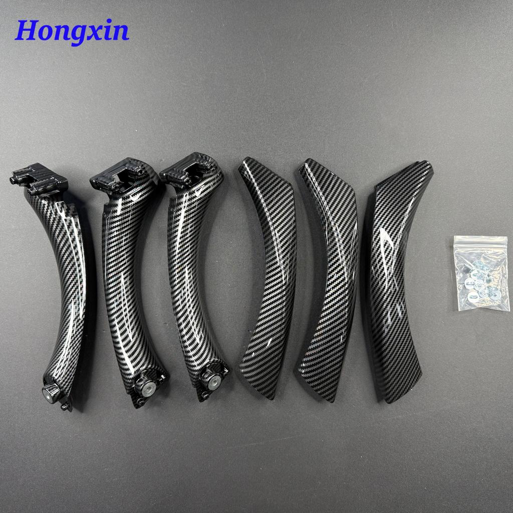AZHKP1 LHD RHD Inner Internal Interior E90 Door Handles for BMW 3 Series E90 E91 316 318 320 325 328 with Screws
