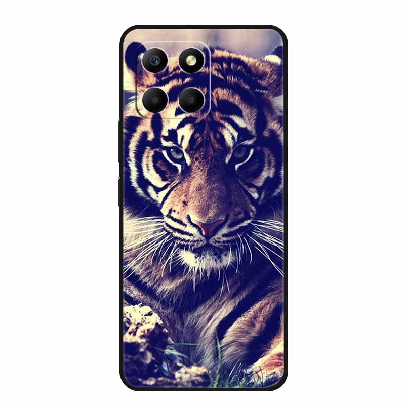 For Honor 400 Smart Case Phone Cover Lion Wolf Black Silicone TPU Soft Back Cover Cases For Honor 400 Smart Case Coque Fundas