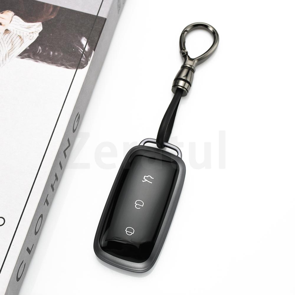Auto Keyless Shell Full Cover Gun Grey For Geely Galaxy L6 A7 E8 M9 Starship 7 Car Specialized Car Key Case Protective Cover
