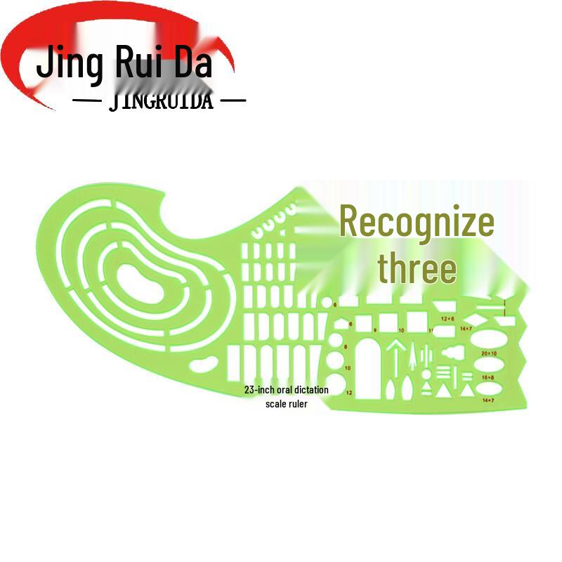 JINGRUIDA Multi-functional Topographic Map Ruler
