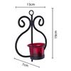 Diwali , Scented - Candles with Red Glass Light Candle Holder for Home Decoration, Room, Bedroom, and Mandir Decor | Home Decor Items - Pack of 2