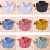 Perfect Match Stripe Fake Collar Shirt Children Print Collares Mujer Cotton Detachable Collar Choker Kids Boys Girls Removable Half Shirt