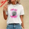 Rapper NICKI MINAJ Classic Poster Printed Women's Shirt, Everyday Casual Streetwear, Spring/ Co