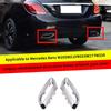 Electroplated Exhaust Pipe Trim for Mercedes-Benz W205/W213/W253/W177/W238
