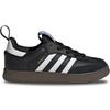 adidas Originals Samba Quickon Vestibilità Comoda Scarpe da Skate Basse per Bambini Scarpe da skate per Bambini Nero Bianco KK2178