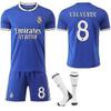 2026 Fotbalový klub Real Madrid Venkovní modrá č.. 8 Valverde Dres