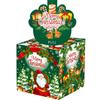 Christmas Green Theme Pattern Paper Gift Box Festival Decoration Atmosphere Prop