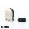 4pcs Stainless Steel Glass Clamp Adjustable Glass Bracket Fish Mouth Railing Glass Clip Durable Glass Fixed Sandwich Board
