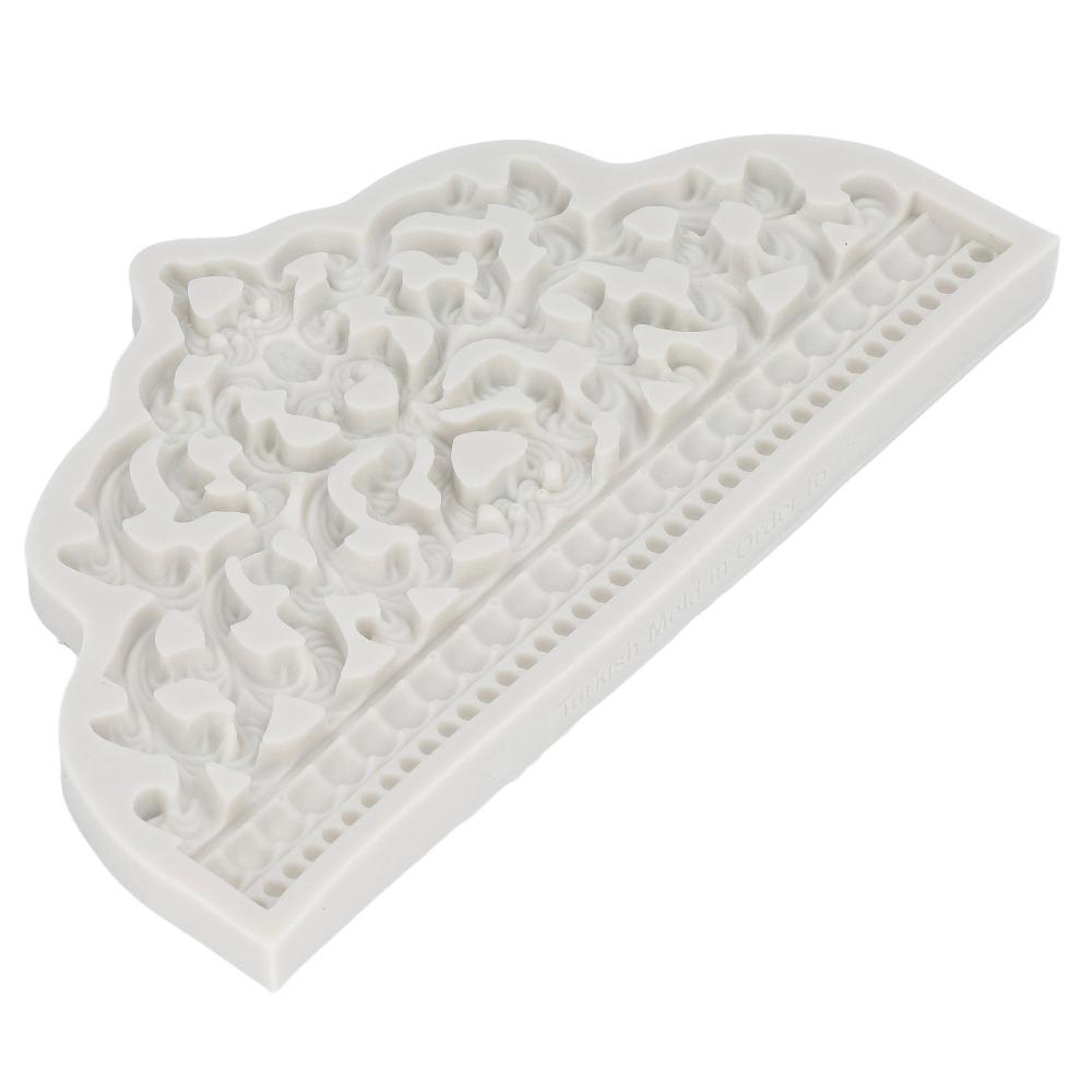 3D Relief Pattern Fondant Mold Food Grade Silicone Cake Decorating Mold Craft Making
