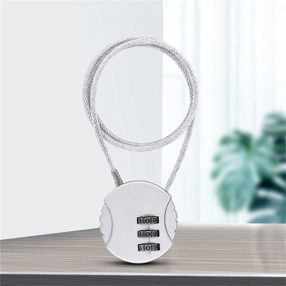 3 Digit Motorcycle Anti-theft Password Helmet Lock Cycling Lock Electric Vehicle Lock Helmet Lock