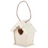 Wooden Birdhouse Kit DIY Paintable Birdhouse Building Kit for Kids Own Crafts DecorationCarving