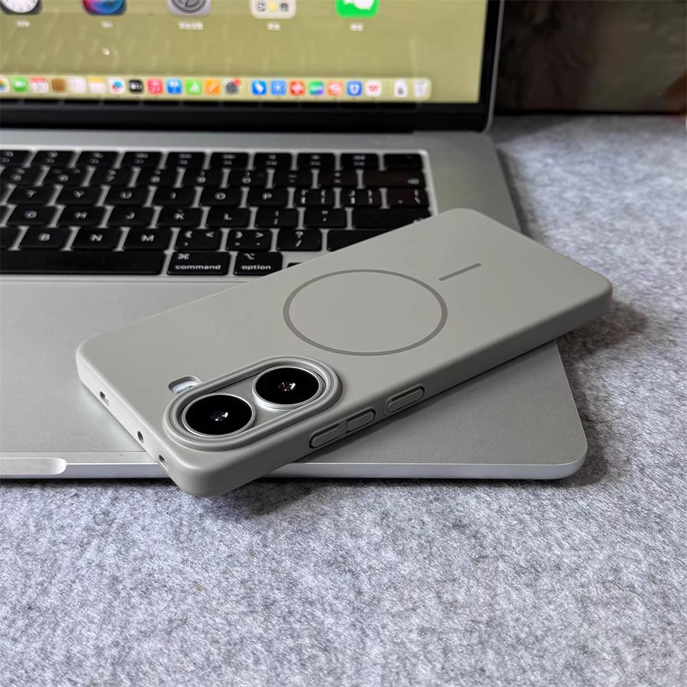 Ultra-thin Solid Color Matte Magnectic Case For Xiaomi POCO X7 Pro F7 F6 M6 F5 X5 X6  Ultra Wireless Charging Slim Hard PC Cover