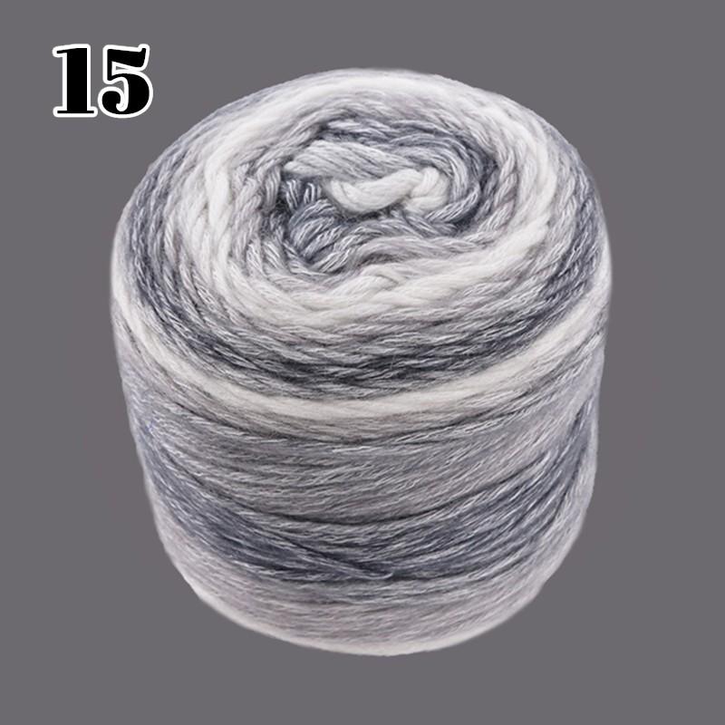 100g/roll Colorfulful Candy Bean Scarf Mohair Yarn Special Knitting Wool Ball Autumn And Winter Handmade Wool Yarn Crochet Yarn