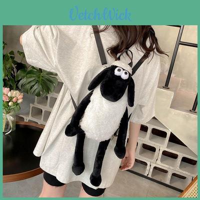 Cute Sheep Plush Backpack For Daily Use