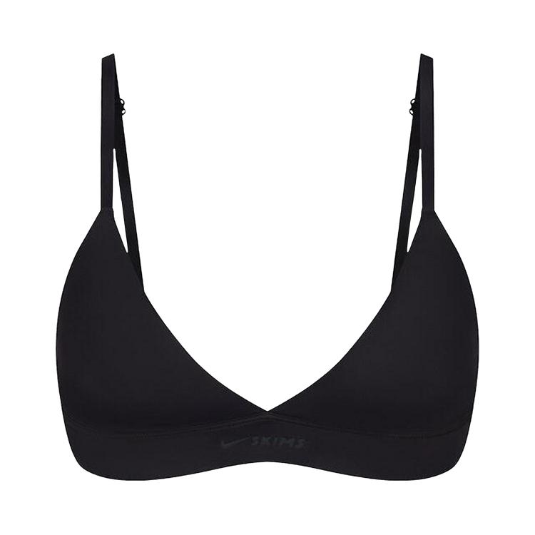 

NikeSKIMS Shine Triangle Bra Obsidian Women Tops Black BR-SPT-7842W-OBD S