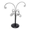 2pcs Xmas Ornament Tree Display Stand Metal Ornament Hold  Tree Jewelry Display Necklace Earring     