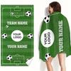 Personalized Football Field Name Beach Towel Sport Team Club Logo Pool Towel School Team Towels Volleyball Soccer Team Gift