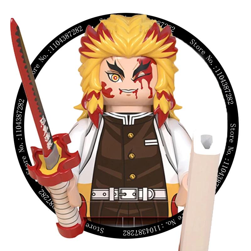 

2025 Hot Toys WM6116 WM6138 Demon Slayer Клинок Конструктор Міні Фігурка Аксесуари Хелловін Різдвяні Подарунки для Дітей