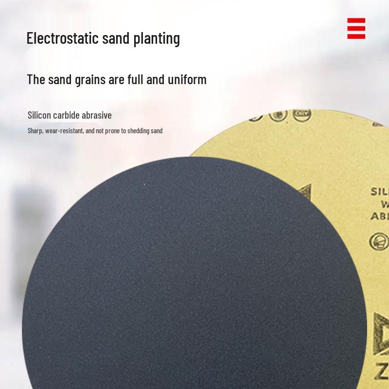 Adhesive-Backed 8" & 9" Metallographic Sandpaper for Wet Polishing