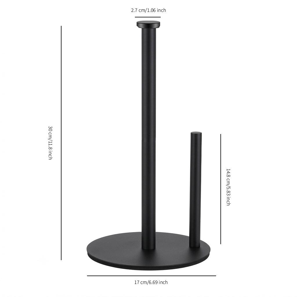 Stainless Steel Floor-Standing Vertical Paper Towel Holder