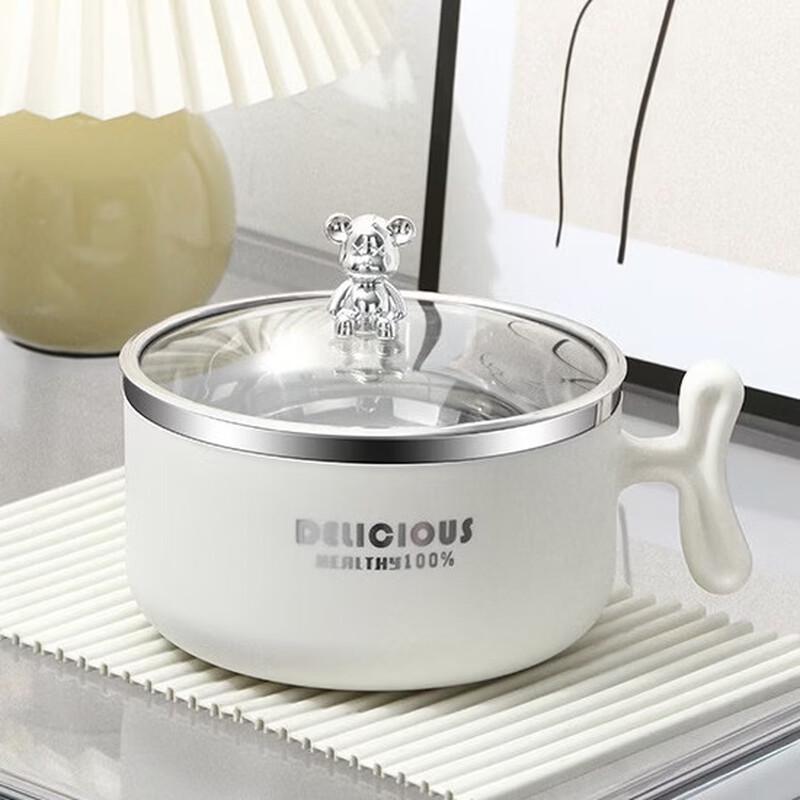 Zhishi 1000ML 304 Stainless Steel Bento Box with Cutlery