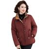 Women's Winter Fleece-Lined Short Padded Jacket