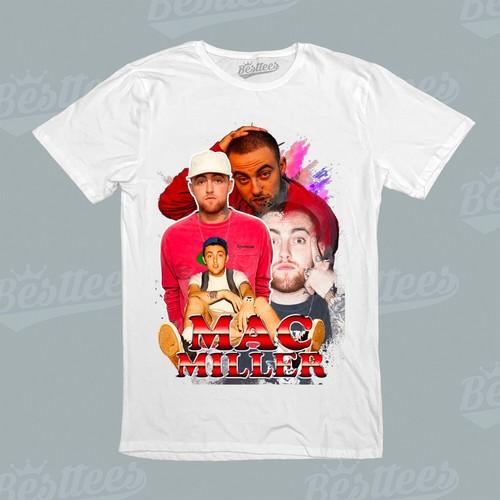 Men/Women/kids American Rapper Mac Miller popular RAP Music Tees New T-Shirt S разноцветный