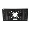 Router Plate Aluminum Alloy Router Table Insert Plate Trimming Machine Flip Board Black
