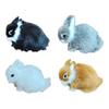 Simulation Rabbit Doll Cute Bunny Statue Cute Animal Art Ornaments for Children Day Kid Girl Boys Present Gift