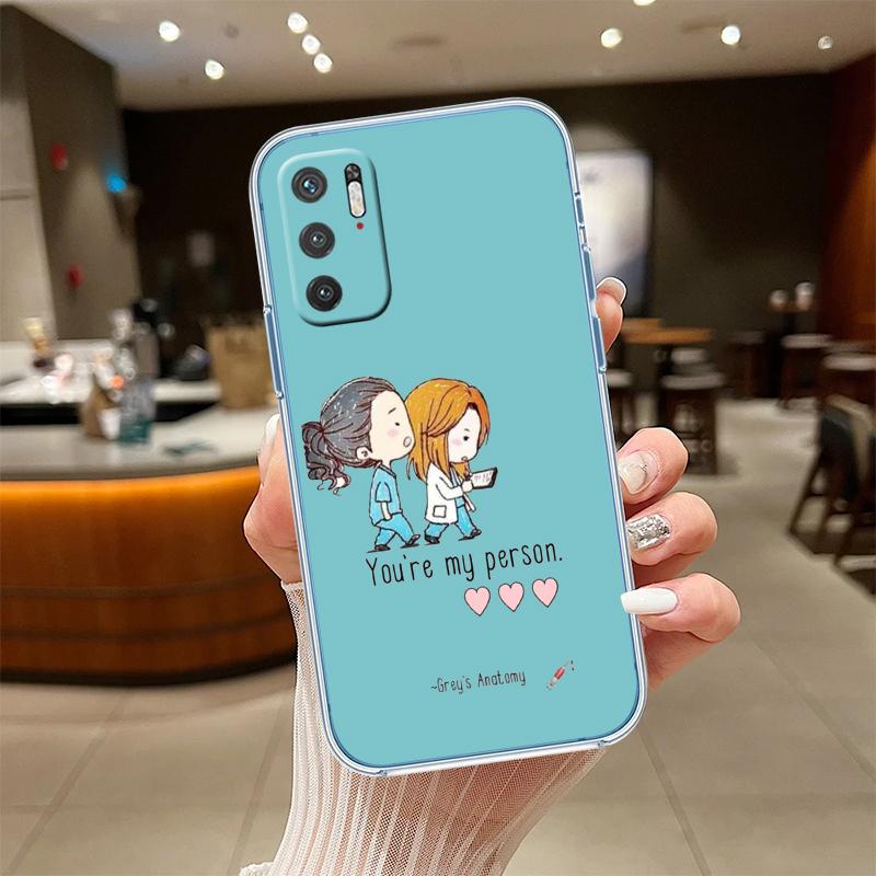 UP33 Grey's Anatomy Transparent Phone Case for Motorola Moto G7 G8 G9 G84 G85 G73 G24 G15 Z2 Play Power Plus