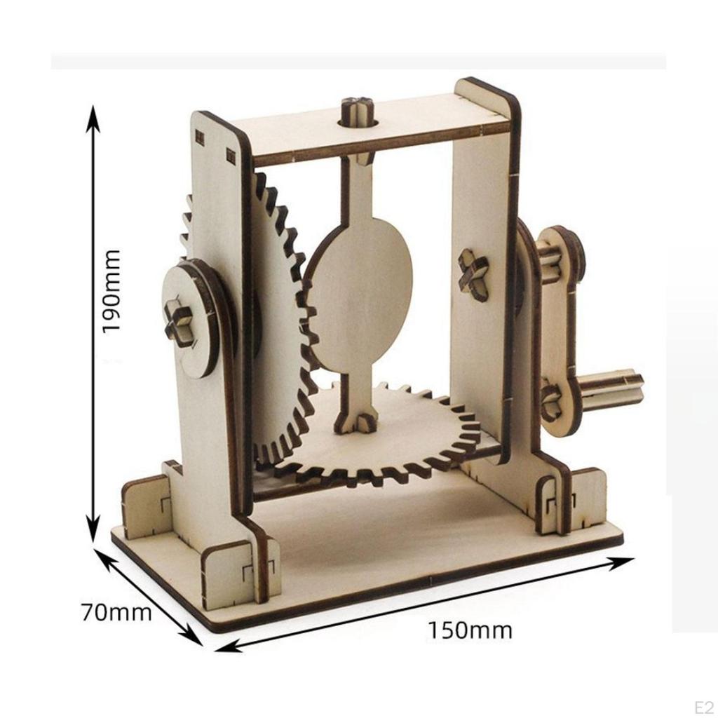 Science Toys Weightlessness Training Device Model Stem Practice Electronic Technology Toy Wood Kit