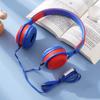 Folding Style Headworn Wired Headset Headworn Wired Headworn Earphones  Students